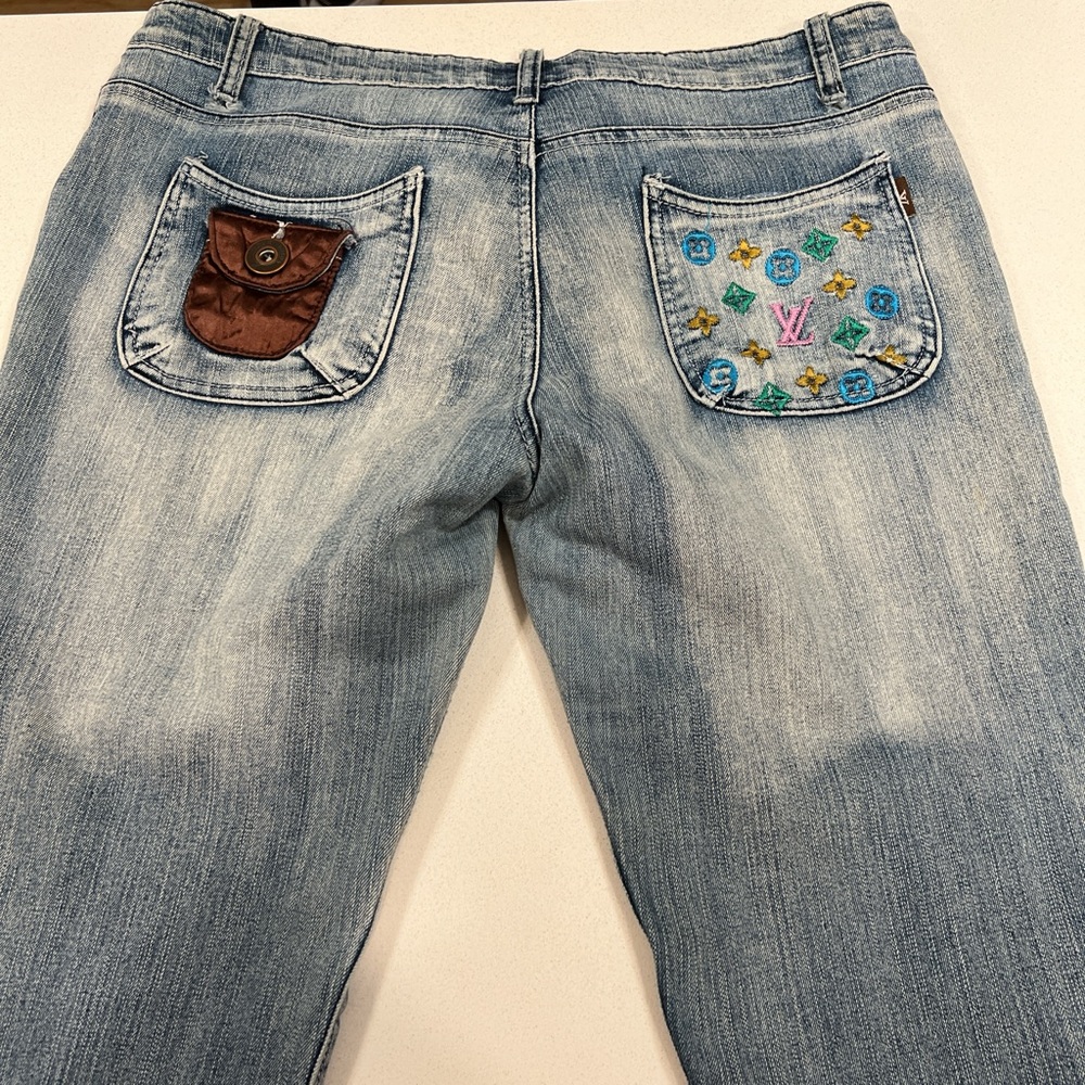 LV denim jeans